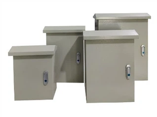 صندوق التوزيع مع قفل الباب المزدوج